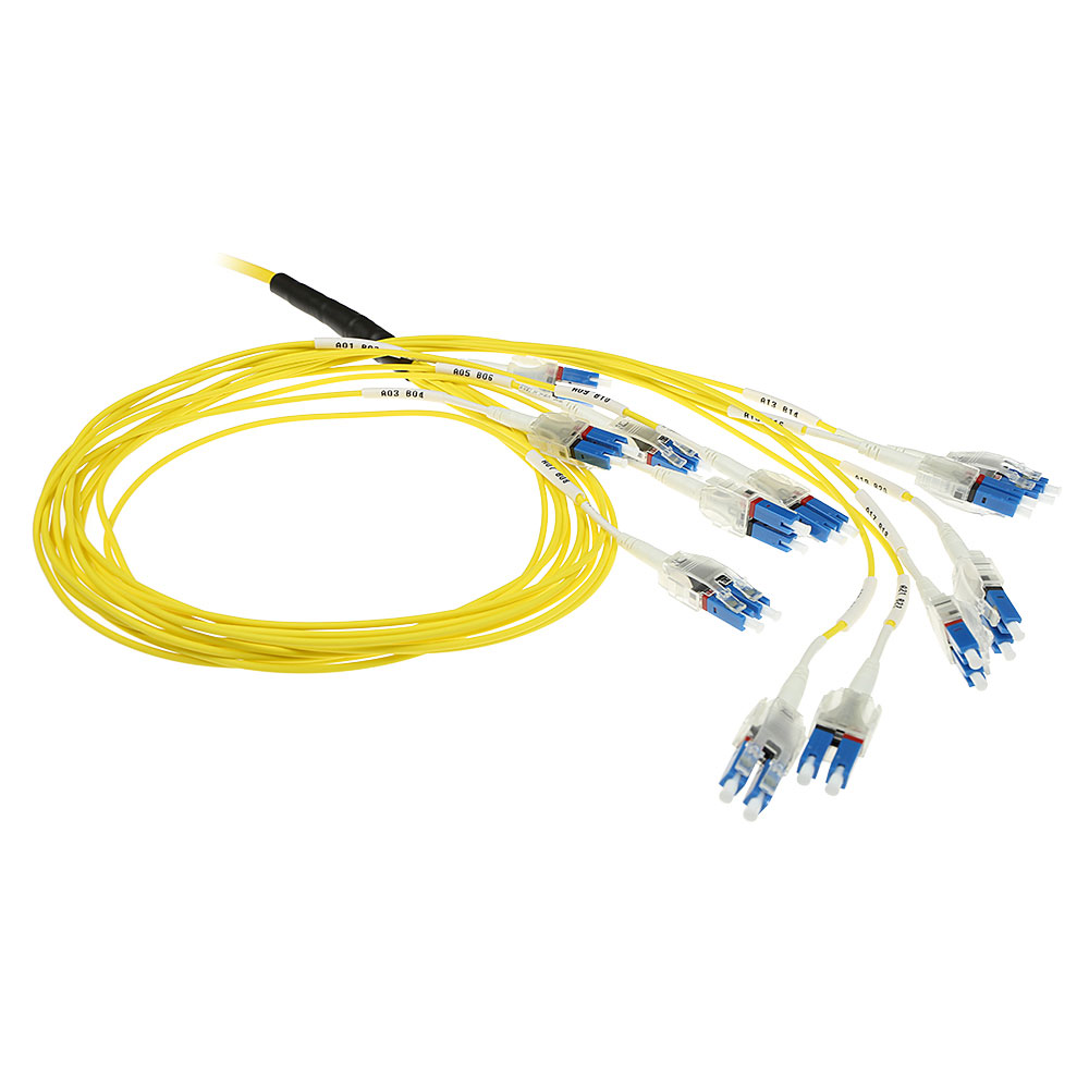 90 meter Singlemode 9/125 OS2 Preterm fiber cable 24F LC Polarity Twist