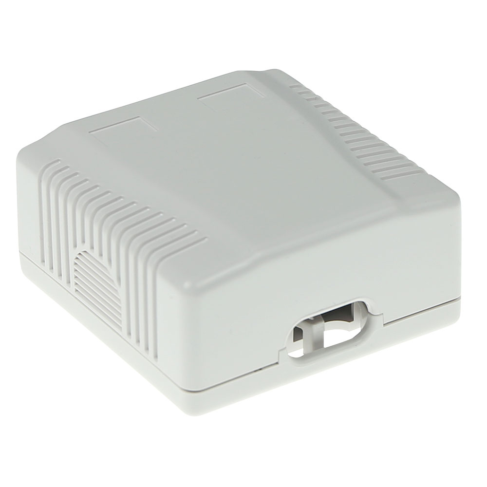 Surface mounted box unshielded 2 ports CAT5E