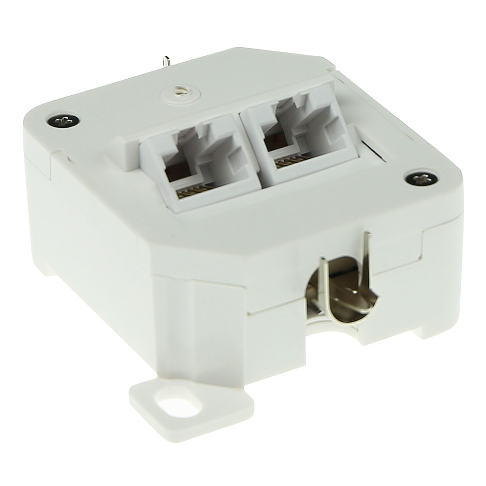 Surface mounted box unshielded 2 ports German Style CAT5E