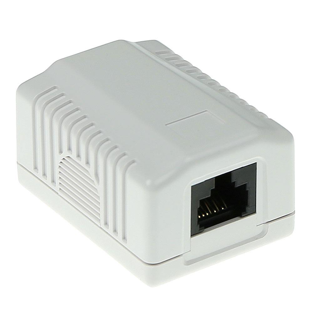 Surface mounted box unshielded 1 ports CAT6