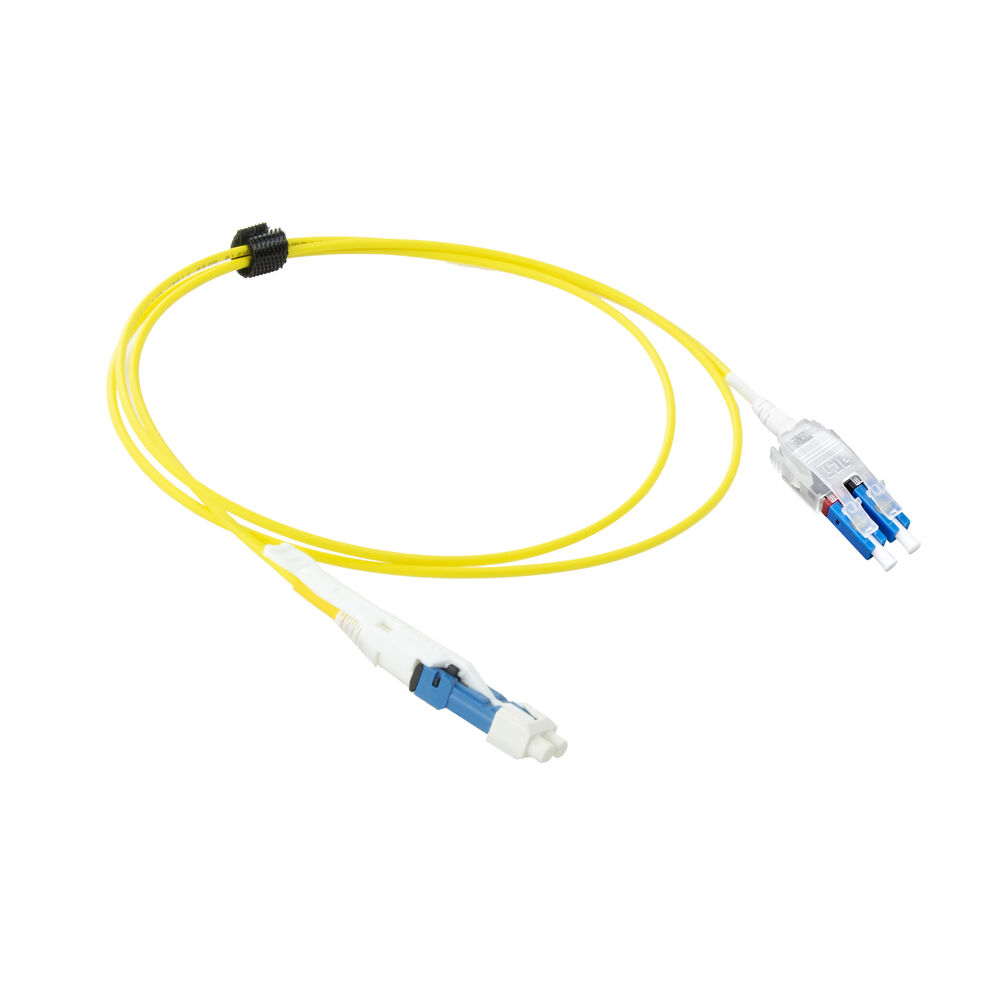 7 meters Singlemode 9/125 OS2 Polarity Twist uniboot duplex fiber patch cable with CS - LC connectors
