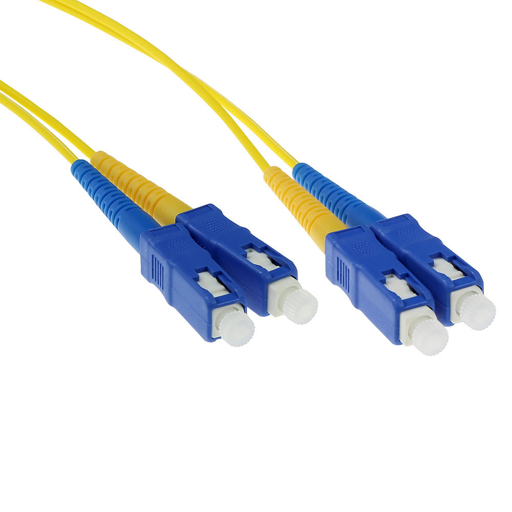 30 meter LSZH Singlemode 9/125 OS2 fiber patch cable duplex with SC connectors