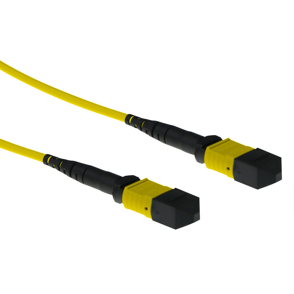 5 meter Singlemode 9/125 OS2 polarity B fiber patch cable with MTP female connectors