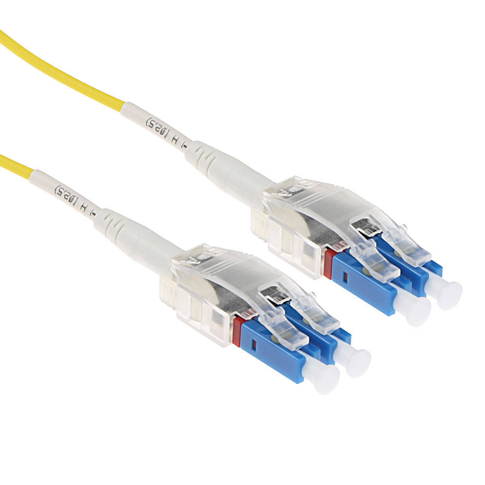 17 meter Singlemode 9/125 OS2 Polarity Twist fiber cable with LC connectors