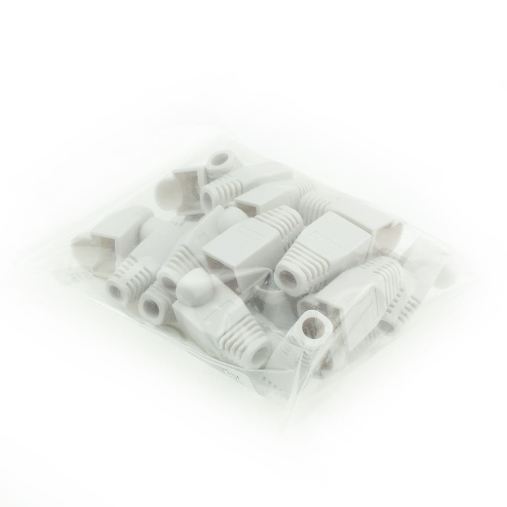 RJ45 white boot for 6.5 mm cable