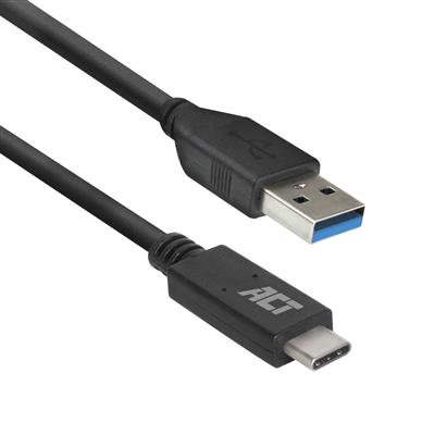 USB 3.0 cable, USB-A to USB-C, 2 meters