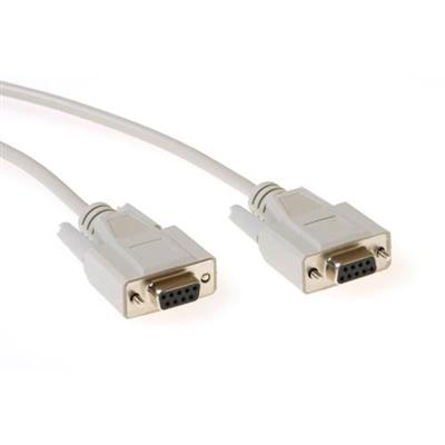 3 metre Serial 1:1 connection cable 9 pin D-sub female - 9 pin D-sub female