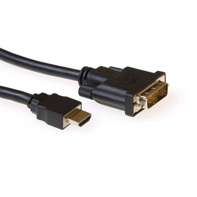 Conversion cable HDMI A male to DVI-D male  5,00 m