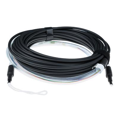 40 meter Multimode 50/125 OM4 fiber tight buffer cable 4 way with LC connectors