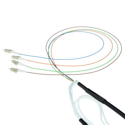70 meter Multimode 50/125 OM4 indoor/outdoor cable 4 fibers with LC connectors