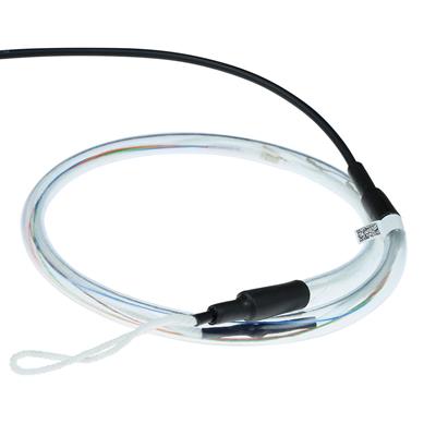 100 meter Multimode 50/125 OM4 indoor/outdoor cable 4 fibers with LC connectors