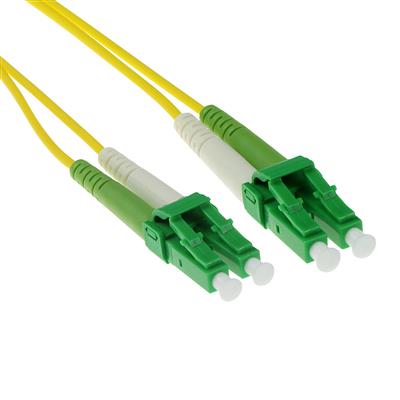 0.5 meter LSZH Singlemode 9/125 OS2 fiber patch cable duplex with LC/APC8 connectors