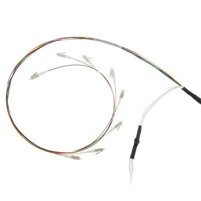 130 meter Singlemode 9/125 OS2 indoor/outdoor cable 8 fibers with LC connectors