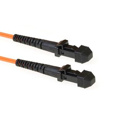 1 meter LSZH Multimode 62.5/125 OM1 fiber patch cable duplex with MTRJ connectors