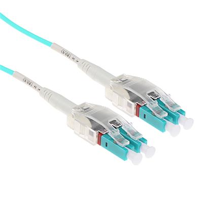 12 meter Multimode 50/125 OM3 Polarity Twist fiber cable with LC connectors