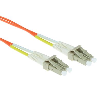 1.5 meter LSZH Multimode 50/125 OM2 fiber patch cable duplex with LC connectors