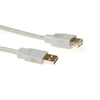USB 2.0 A male - USB A female ivory 5.00 m