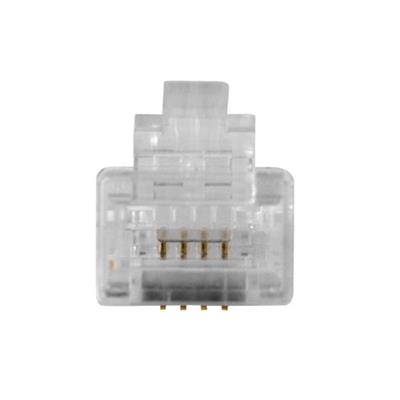 RJ11 (4P/4C) modulaire connector for flat cable