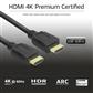 3 meters HDMI High Speed premium certified cable v2.0 HDMI-A male - HDMI-A male