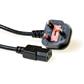 Powercord UK plug - C13 black 1.8 m