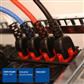 Powercord C13 IEC Lock+ - C14 IEC Lock Dual Locking red 0.50 m, PC3613