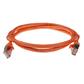 Orange 20.00 meter SFTP CAT6A patch cable snagless with RJ45 connectors