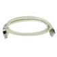 Ivory 2 meter SFTP CAT6A patch cable snagless with RJ45 connectors