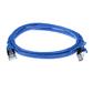 Blue 3 meter SFTP CAT6A patch cable snagless with RJ45 connectors