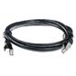 Black 1 meter SFTP CAT6A patch cable snagless with RJ45 connectors