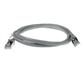 Grey 10 meter LSZH SFTP CAT6A patch cable snagless with RJ45 connectors