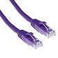 Purple 3 meter U/UTP CAT6A patch cable snagless with RJ45 connectors