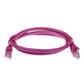 Pink 7 meter U/UTP CAT6A patch cable snagless with RJ45 connectors