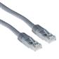 Grey 15 meter U/UTP CAT6A patch cable with RJ45 connectors