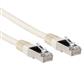 Ivory 20 meter LSZH SFTP CAT6A patch cable with RJ45 connectors