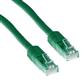 Green 3 meter U/UTP CAT6A patch cable with RJ45 connectors