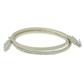 Ivory 1 meter U/UTP CAT5E patch cable with RJ45 connectors