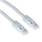 White 10 meter U/UTP CAT6 patch cable with RJ45 connectors