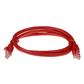 Red 7 meter U/UTP CAT6 patch cable snagless with RJ45 connectors