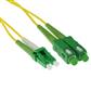 3 meter LSZH Singlemode 9/125 OS2 fiber patch cable duplex with LC/APC8 and SC/APC8 connectors