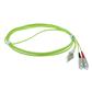 2 meter LSZH Multimode 50/125 OM5 fiber patch cable duplex with LC and  SC connectors