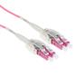 15 meter Multimode 50/125 OM4 Polarity Twist fiber cable with LC connectors