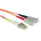 50 meter LSZH Multimode 50/125 OM2 fiber patch cable duplex with LC and SC connectors