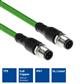 Industrial 6.00 meters Sensor cable M12D 4-pin male to M12D 4-pin male, Superflex Xtreme TPE cable, shielded