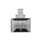 RJ45 (8P/8C) CAT6 shielded modulaire connector for round cable with solid or standed conductors